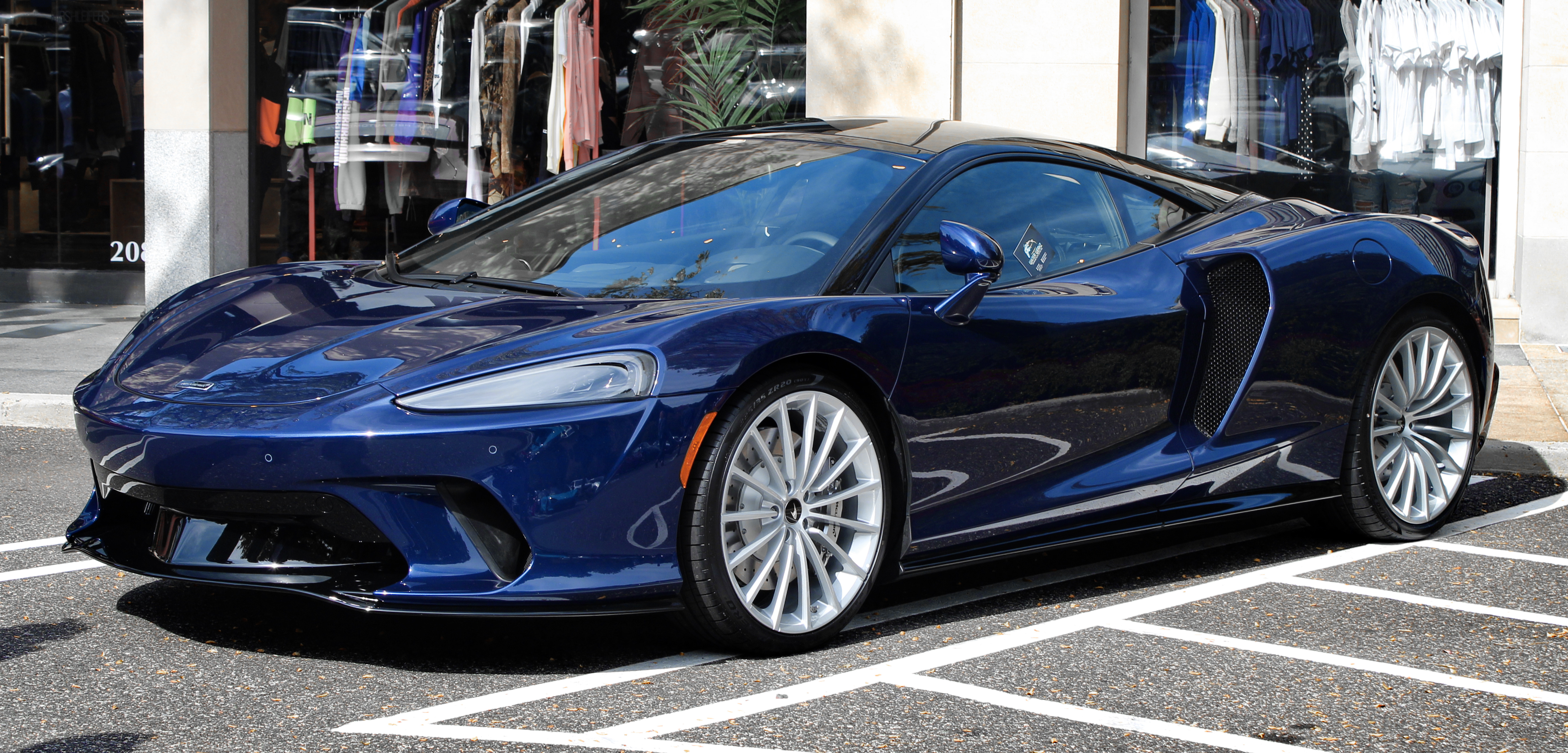 Blue McLaren GT