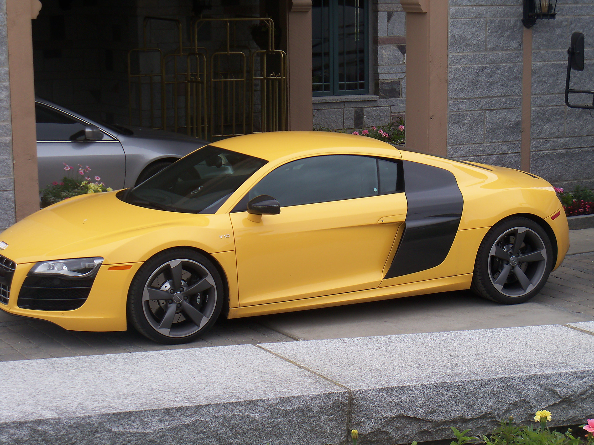 Yellow Audi R8